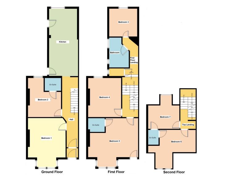 Lot: 154 - SEVEN-BEDROOM HOUSE OF MULTIPLE OCCUPATION - 